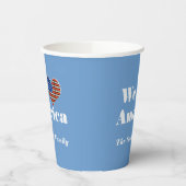 アメリカが大好き 紙コップ (左)