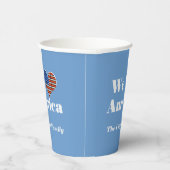 アメリカが大好き 紙コップ (右)