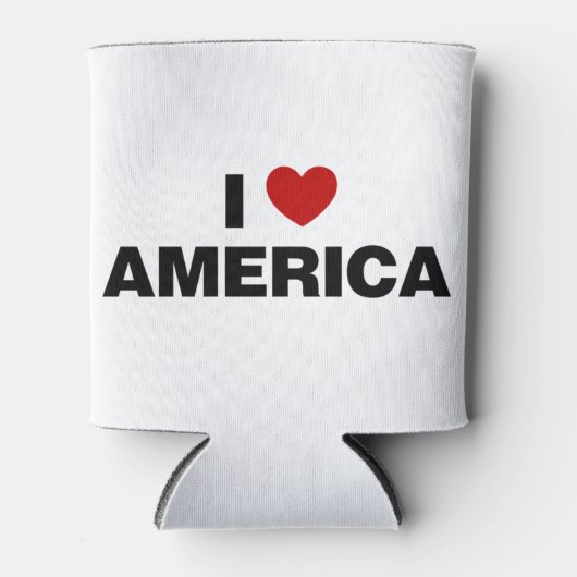 アメリカが大好き 缶クーラー (正面)