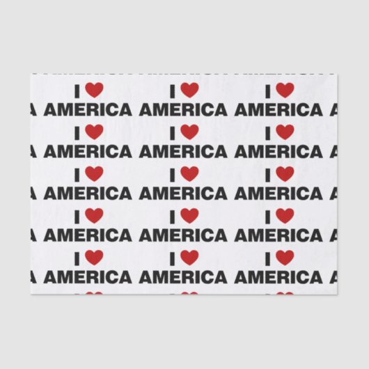 アメリカが大好き 薄葉紙 (正面)