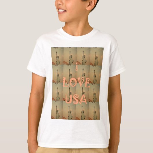 アメリカが大好き Tシャツ (正面)