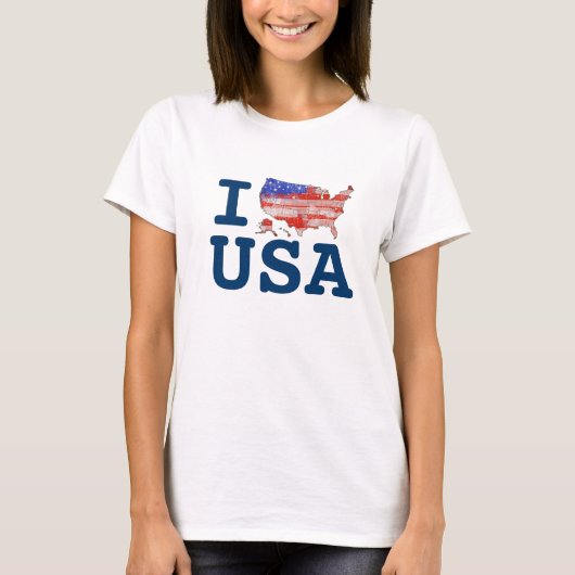 アメリカが大好き Tシャツ (正面)
