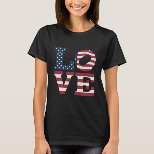 アメリカが大好き Tシャツ (正面)