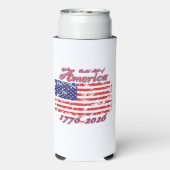 アメリカが好きか嫌いかならどちらかにしろ スリム缶クーラー (Seltzer裏面)