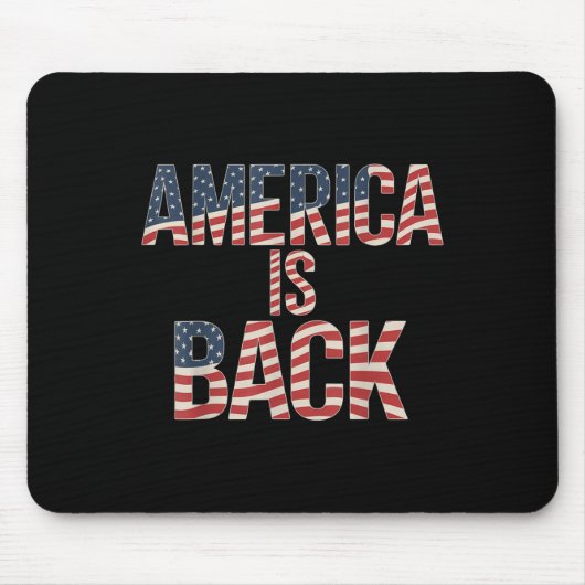 アメリカが戻った マウスパッド (正面)