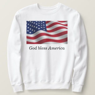 アメリカが汗をかいてくれたことを神のお恵みになれ スウェットシャツ