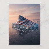 アメリカが溶けていく ポストカード (正面)