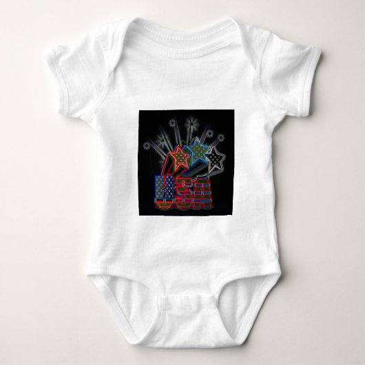 アメリカが自慢する ベビーボディスーツ (正面)
