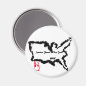 アメリカが藪から切り取る マグネット (正面/裏面)