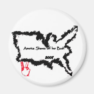 アメリカが藪から切り取る マグネット