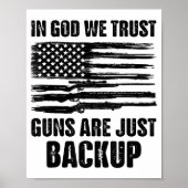 アメリカが銃を持ち直したばかりだと信じている ポスター (正面)