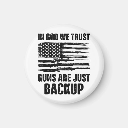 アメリカが銃を持ち直したばかりだと信じている マグネット (正面)
