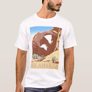 アメリカが1939 WPA走行するのを見て下さい Tシャツ