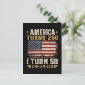 アメリカが250歳 私が50歳 シーズンポストカード (スタンド正面)