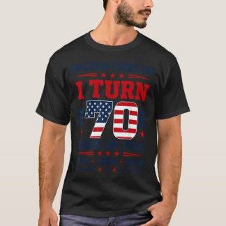 アメリカが250歳 私が70歳 1956 70歳の誕生日 Tシャツ