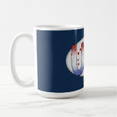 アメリカきらめく&スターズワードアート コーヒーマグカップ (左)