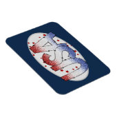 アメリカきらめく&スターズワードアート マグネット (右側)