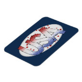 アメリカきらめく&スターズワードアート マグネット (左側)