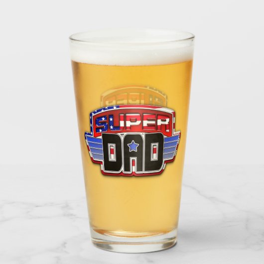 アメリカすごいパパ タンブラーグラス (ドリンク正面)