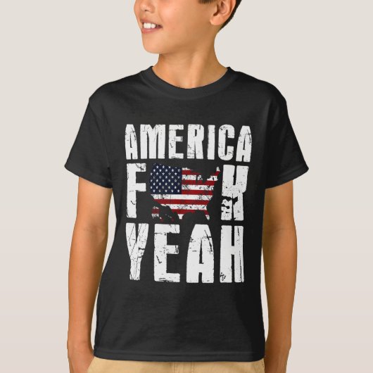 アメリカだね 4th July ジョーク Tシャツ (正面)