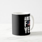 アメリカだね 4th Of July ジョーク コーヒーマグカップ (正面右)