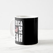 アメリカだね 4th Of July ジョーク コーヒーマグカップ (正面左)