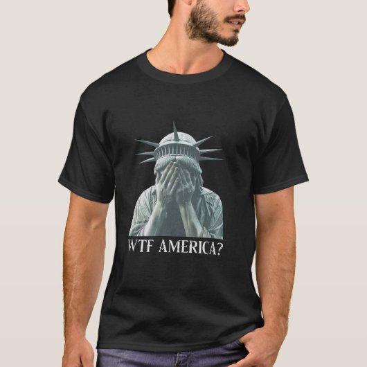 アメリカって何だ Tシャツ (正面)