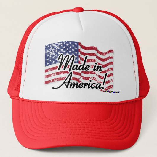 アメリカでなされる米国旗-! -動揺して キャップ (正面)