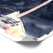 アメリカでの歩行者体験 ポスター (角)