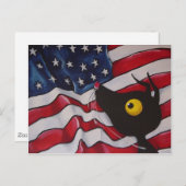 アメリカでストレッシーキャット！ ポストカード (正面/裏面)