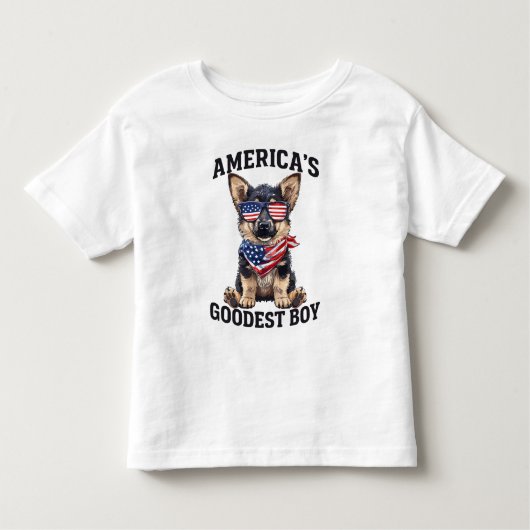アメリカで一番おいしい羊飼い トドラーTシャツ (正面)