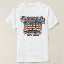 アメリカで一番の素敵なパパ トレンディーデザイン Tシャツ