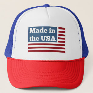 アメリカで作られた愛国的なトラック運転手の帽子 キャップ