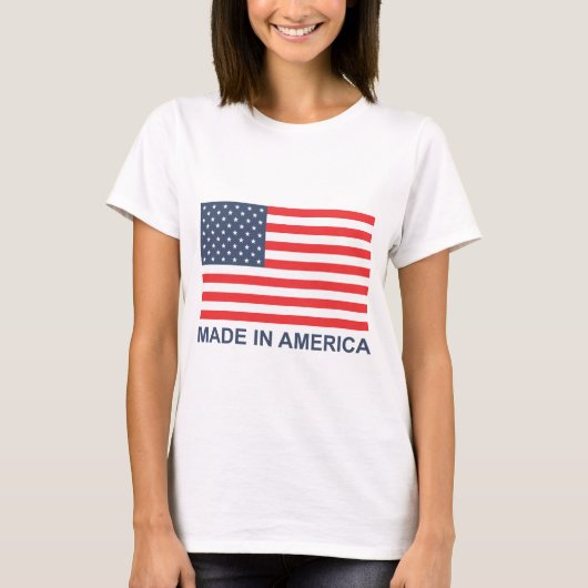 アメリカで作られる Tシャツ (正面)