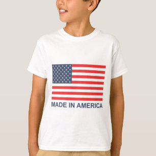 アメリカで作られる Tシャツ