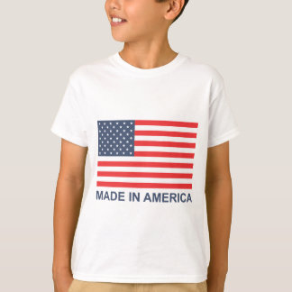 アメリカで作られる Tシャツ