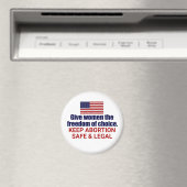 アメリカで保のPro Choice Aboration SafeとLegal マグネット (インサイチュ (食洗機))