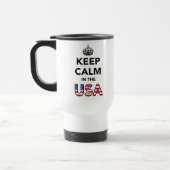 アメリカで冷静に過ごそう トラベルマグ (左)