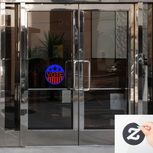 アメリカで投票 ウィンドウサイン (オフィスドア)