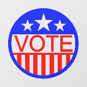 アメリカで投票 ウィンドウサイン (シート)