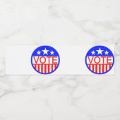 アメリカで投票 ペットボトルラベル (シングルラベル)