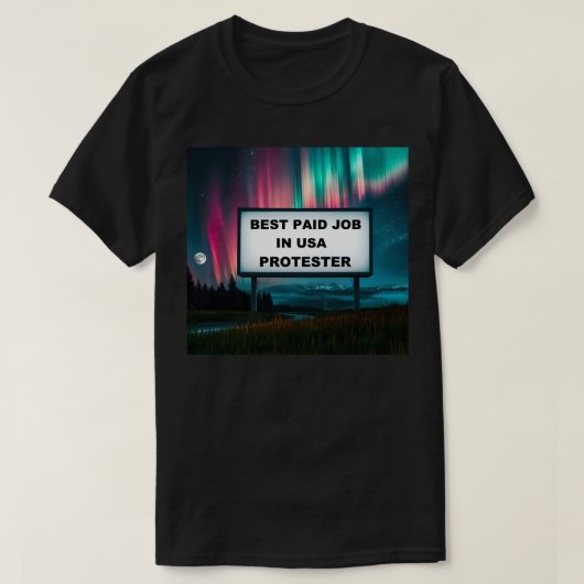アメリカで最も高収入の仕事! Tシャツ (デザイン正面)