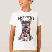 アメリカで最高のシェパード Tシャツ (正面)