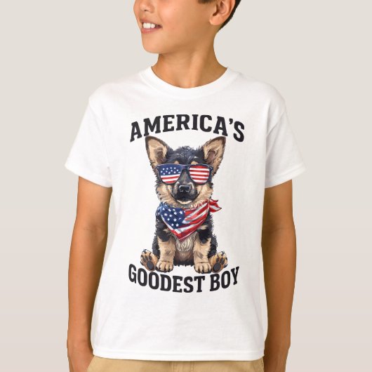 アメリカで最高のシェパード Tシャツ (正面)