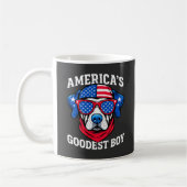 アメリカで最高の男の子犬 コーヒーマグカップ (左)