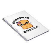 アメリカで生まれ育ったパン 面白い食べ物パンプン ノートブック (右側)