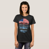 アメリカで育ち、バツワナの根 ボツワナ Tシャツ (正面フル)