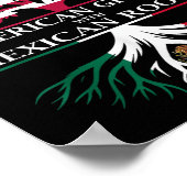 アメリカで育てられ、メキシコのルーツを持つ ポスター (角)