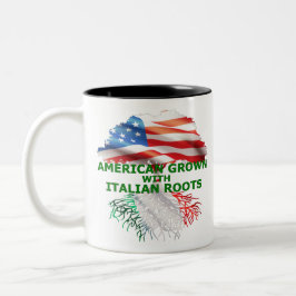 アメリカで育まれしイタリアの根 ツートーンマグカップ