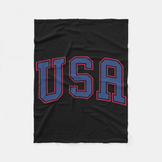 アメリカで育まれたイタリアの根っこ 7月4日 フリースブランケット (正面)
